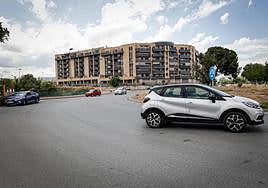 Rotonda de Pulianas donde sucedió la agresión.