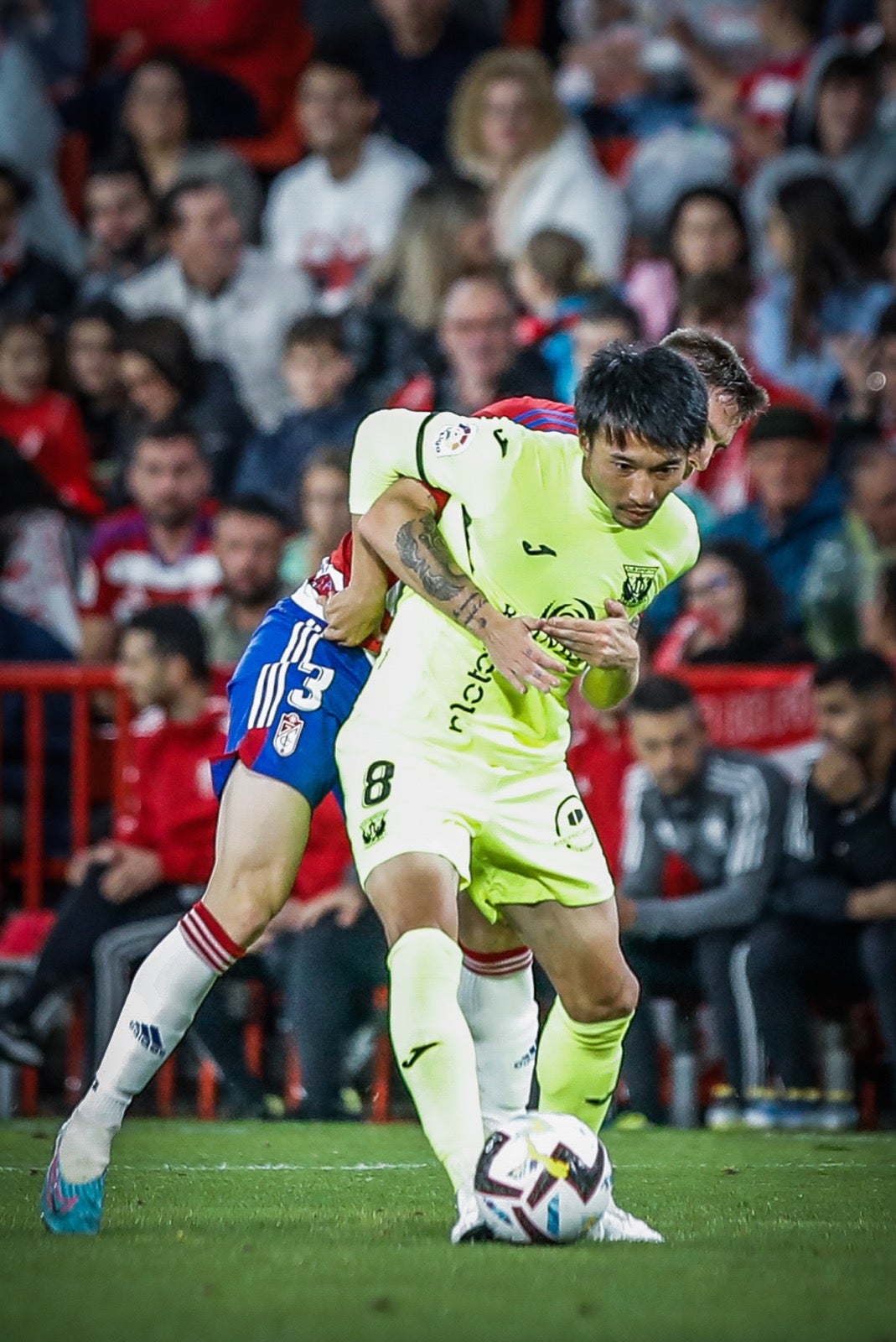 Las imágenes del Granada-Leganés a pie de campo