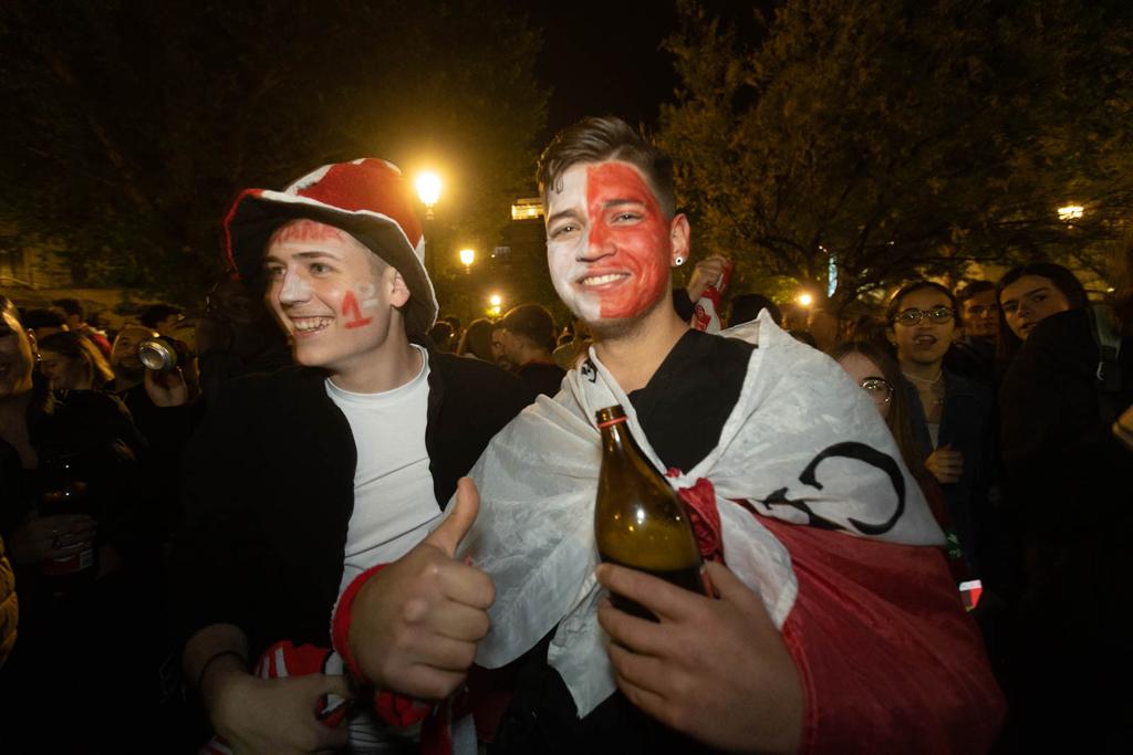 Las imágenes de la celebración en la Fuente de las Batallas