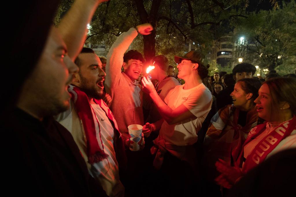 Las imágenes de la celebración en la Fuente de las Batallas