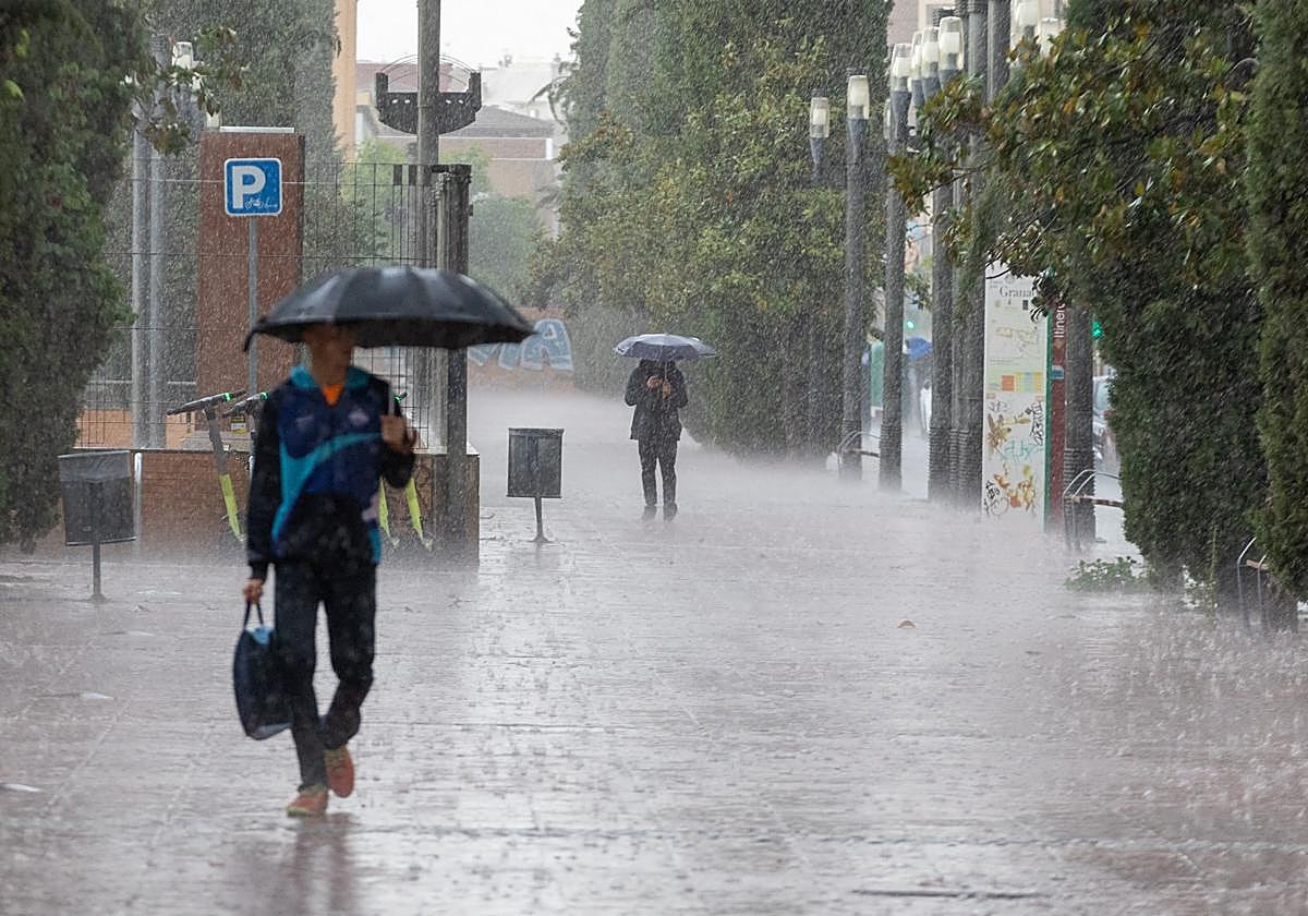 Alerta amarilla en varias provincias de Andalucía por fuertes tormentas