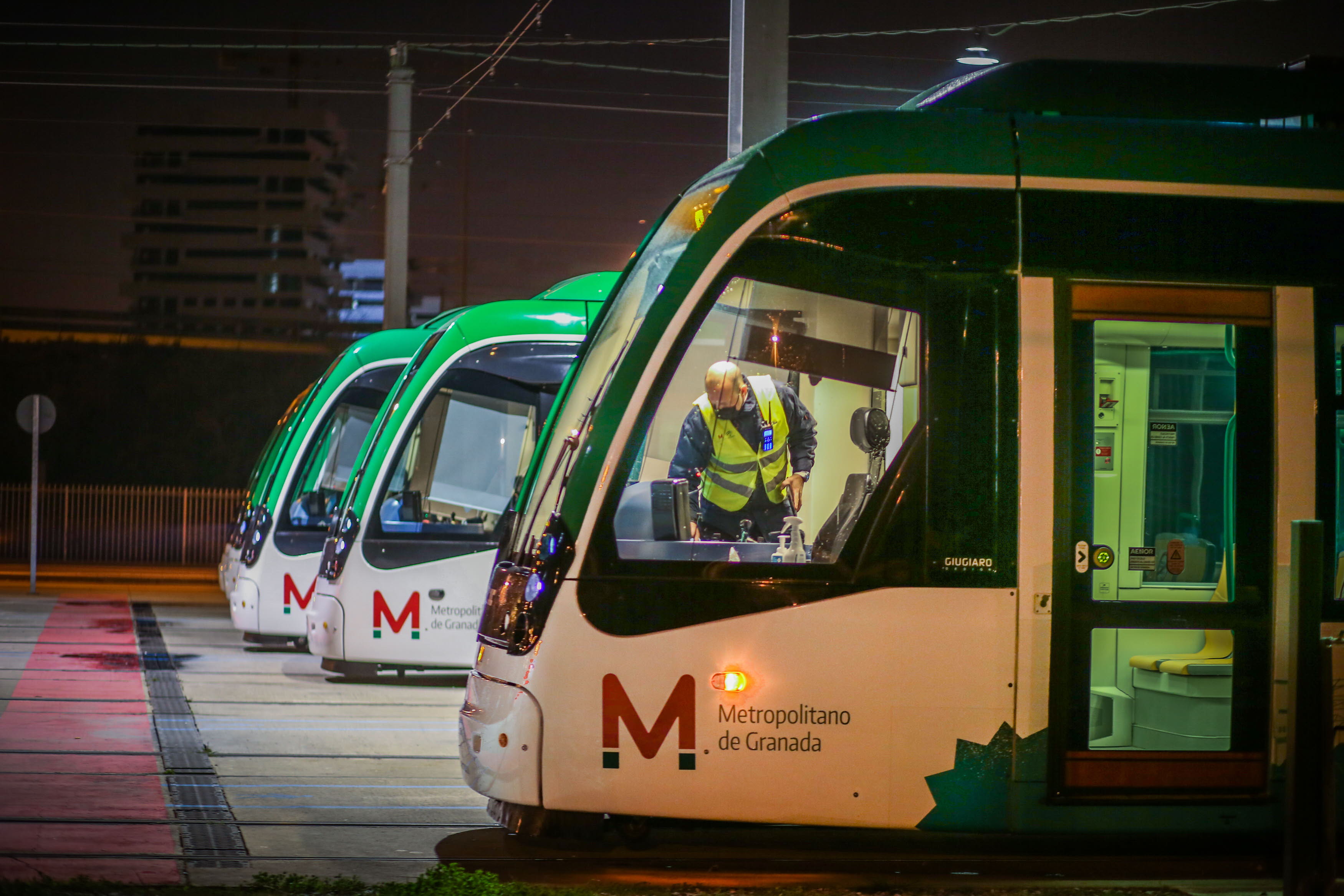 El metro de Granada.