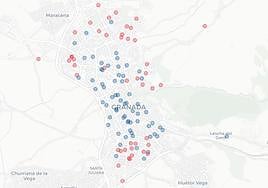 Consulta los votos en Granada calle a calle y colegio a colegio.
