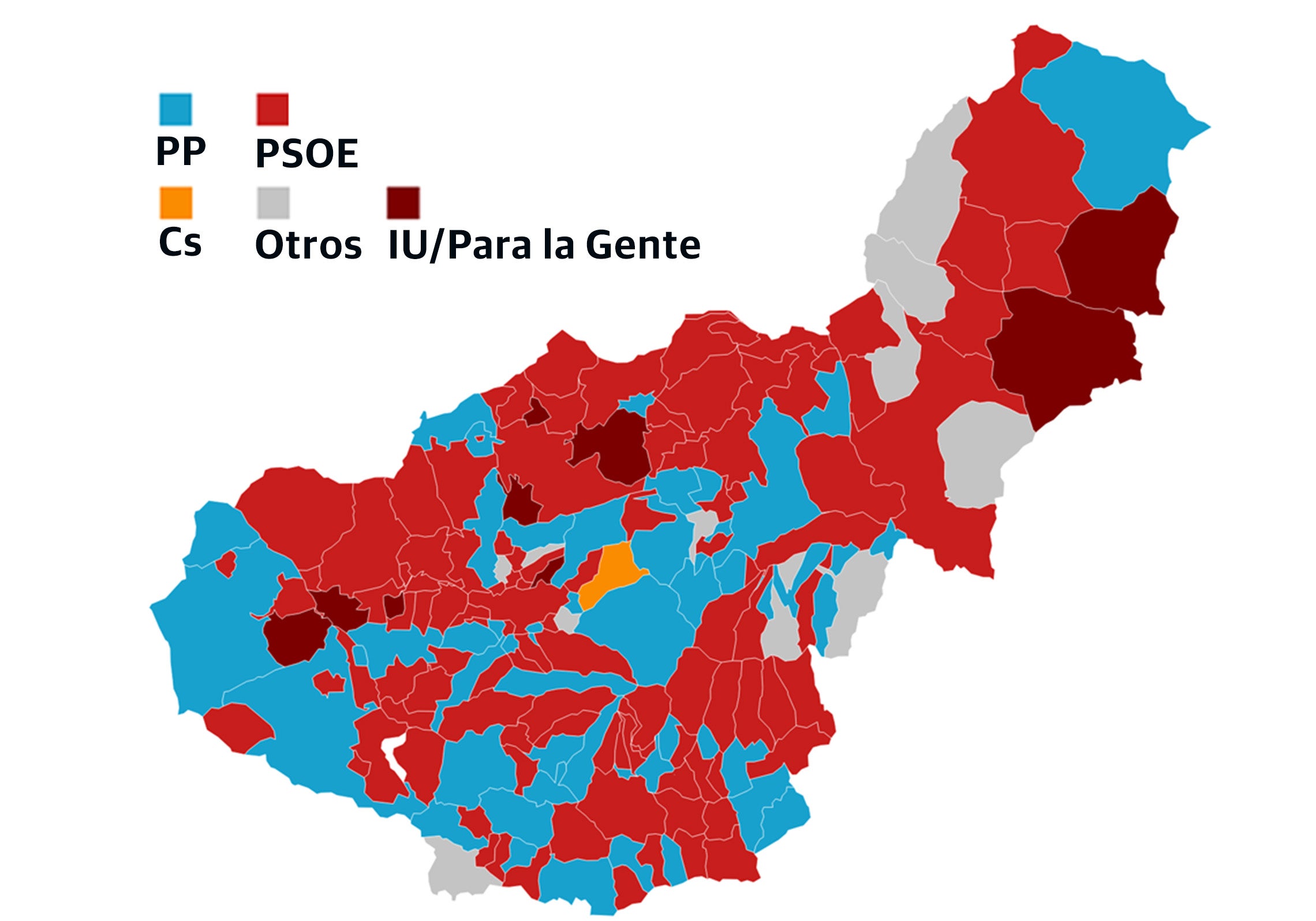 Imagen antes - El PSOE se hunde en Granada y logra el apoyo más bajo en unas municipales desde 1979