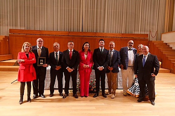 Momento del pregón del casetero pronunciado por Iván Centenillo