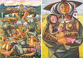 Imagen parcial de 'Aceituneras'.