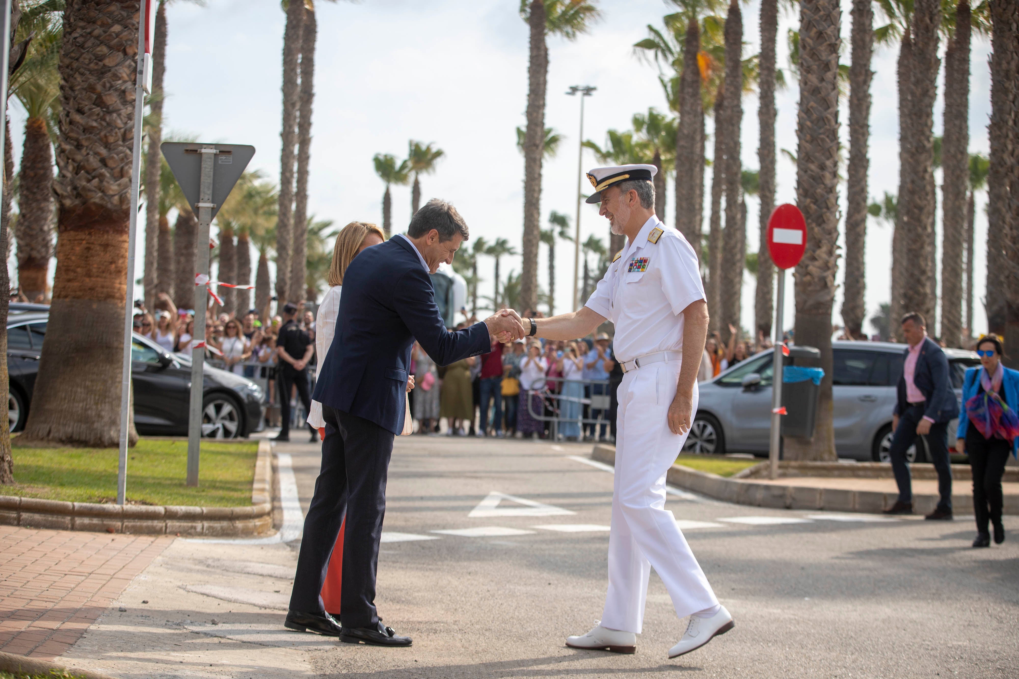 Las imágenes de la Armada en Motril con la presencia de Rey Felipe VI