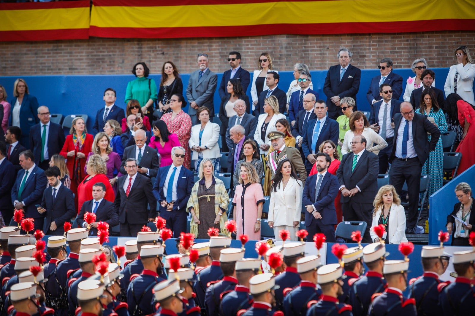 Las imágenes del desfile de las Fuerzas Armadas desde dentro y a vista de pájaro