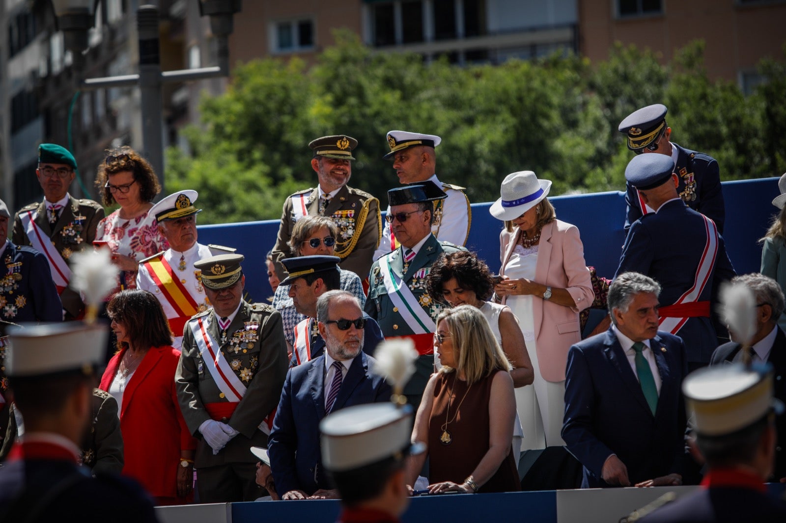 Las imágenes del desfile de las Fuerzas Armadas desde dentro y a vista de pájaro