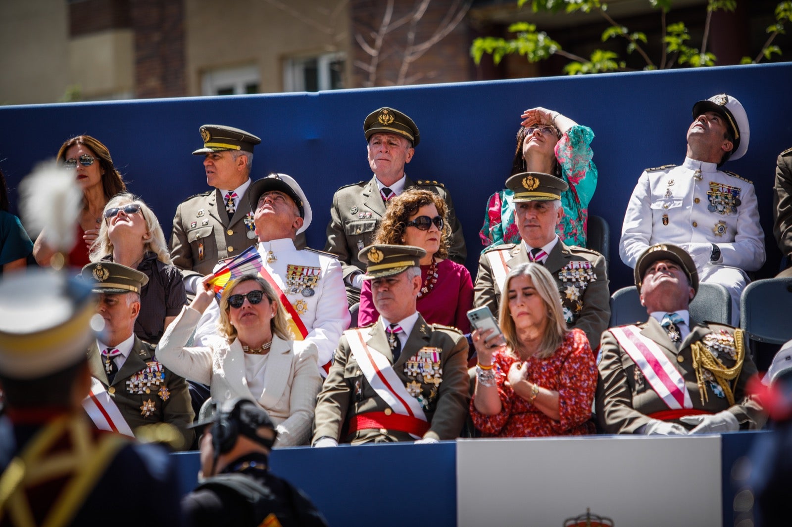 Las imágenes del desfile de las Fuerzas Armadas desde dentro y a vista de pájaro