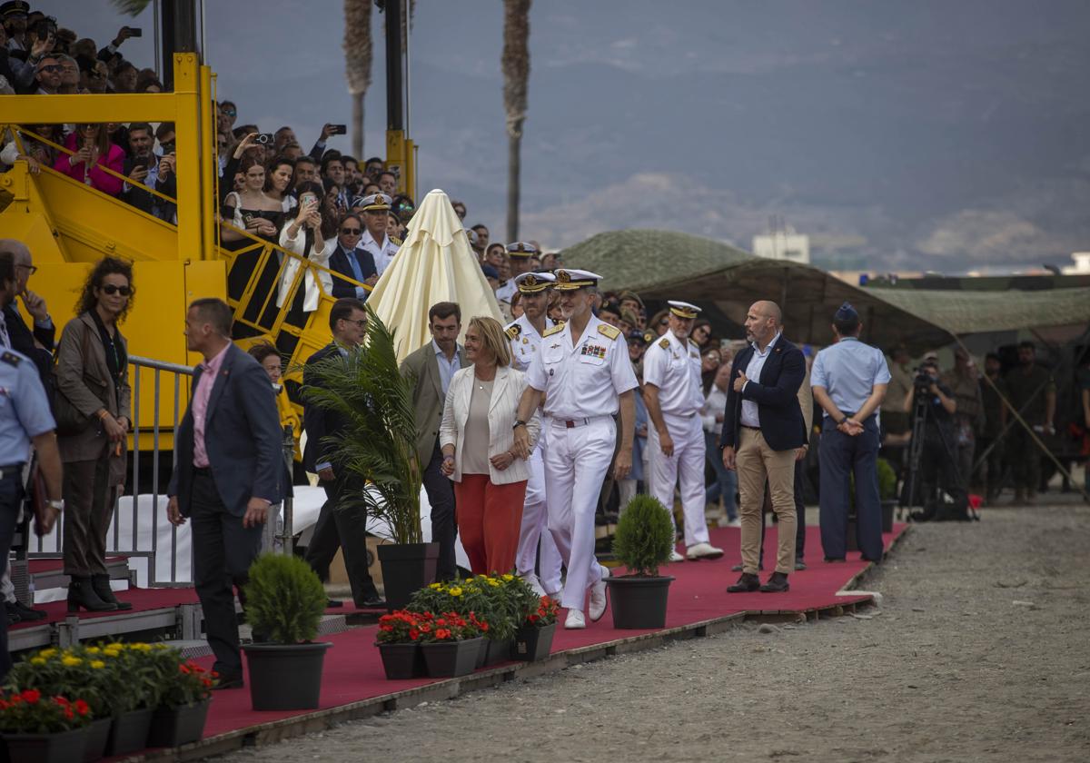 Las imágenes de la Armada en Motril con la presencia de Rey Felipe VI