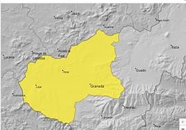 La Aemet ha activado el aviso amarillo en la Cuenca del Genil hasta las 20 horas.