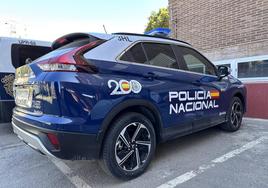 Un vehículo de la Policía Nacional.