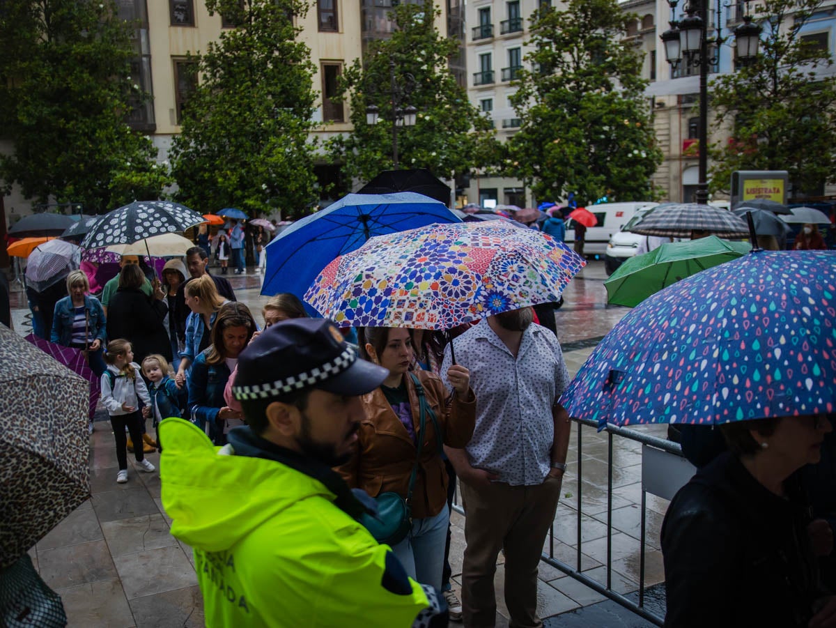 Las imágenes de los granadinos visitando a la Tarasca