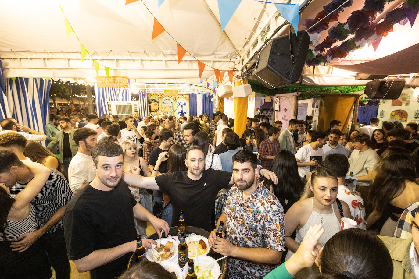 La noche en el Ferial, en imágenes