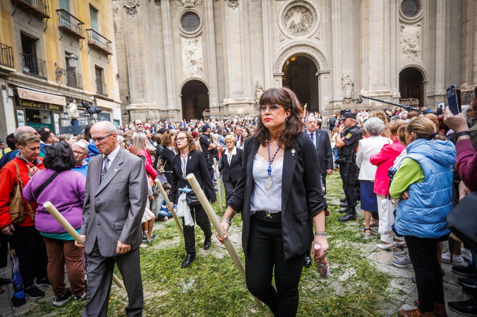 Las imágenes de la procesión del Corpus y la Tarasca por las calles de Granada