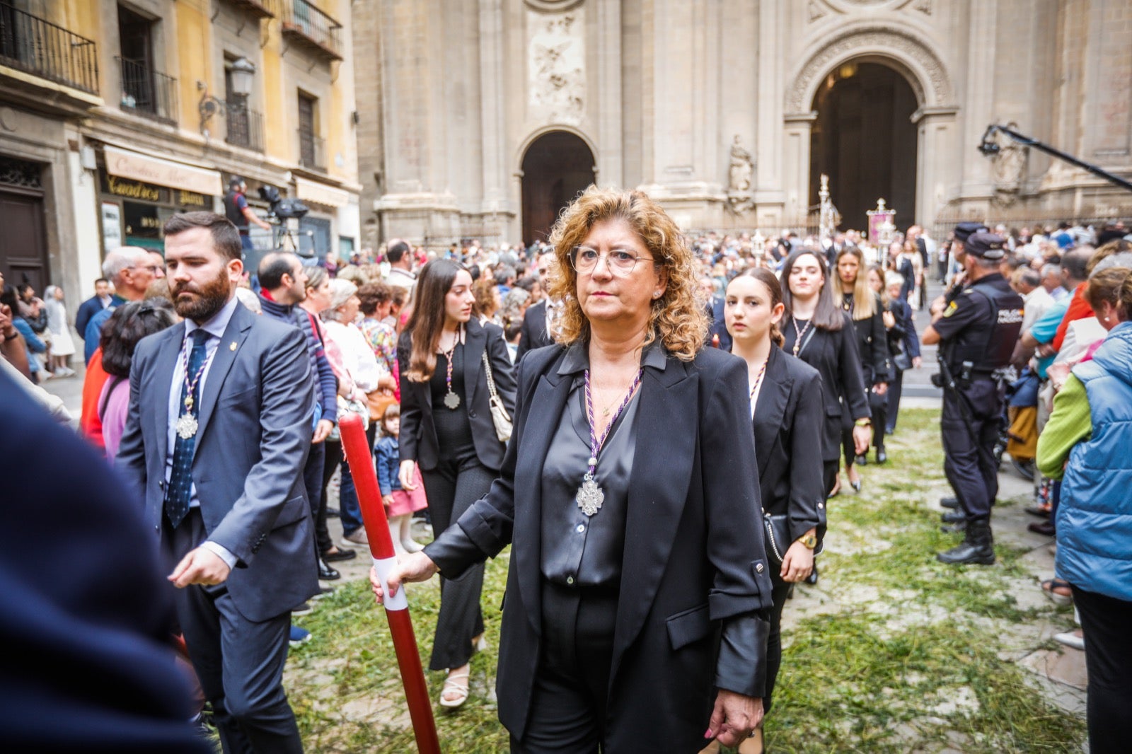 Las imágenes de la procesión del Corpus y la Tarasca por las calles de Granada