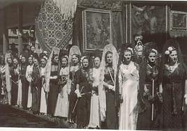 Corpus Christi en Granada. 1923