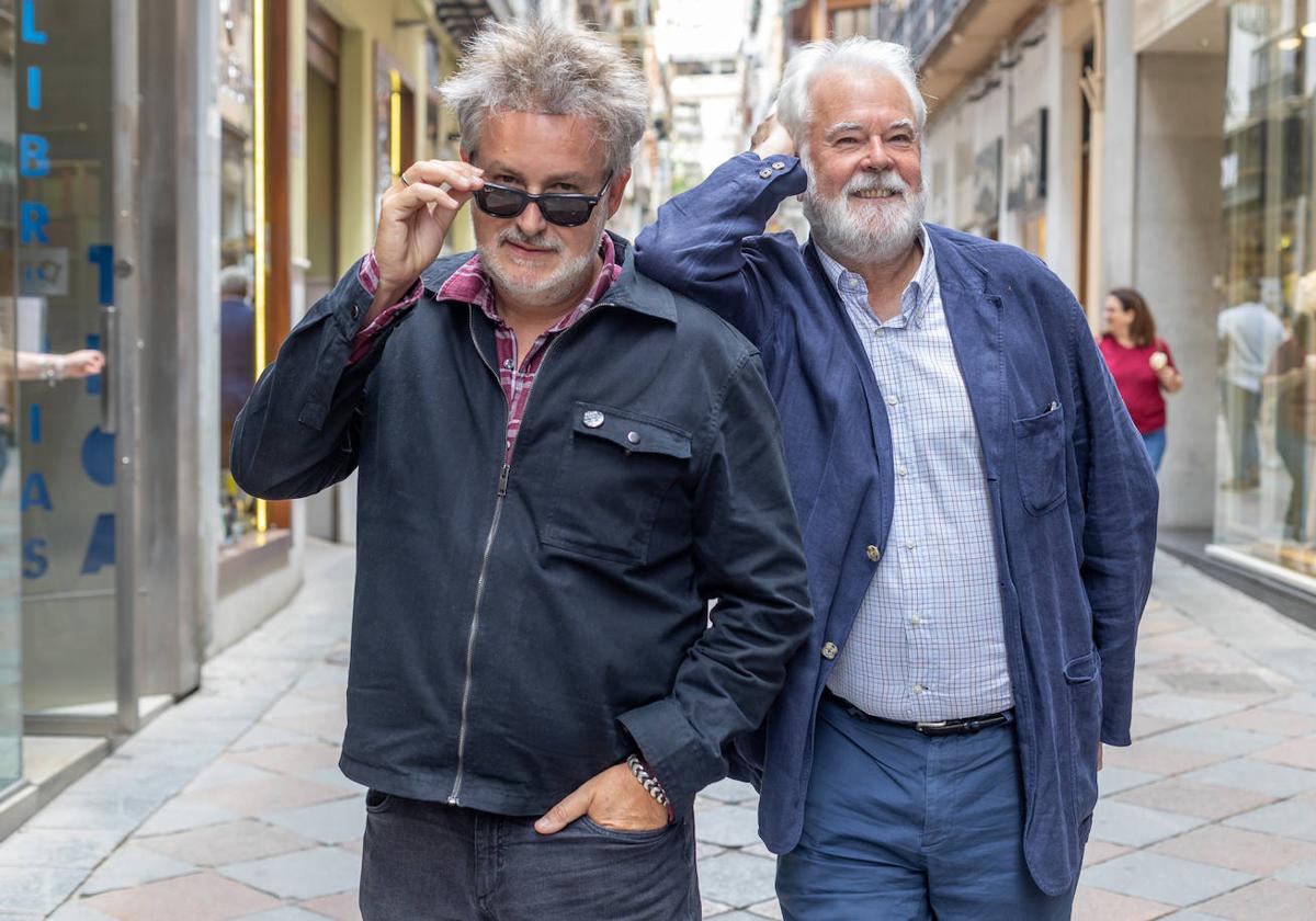 Pepe Rodríguez y Antonio Moral, en el Zacatín.