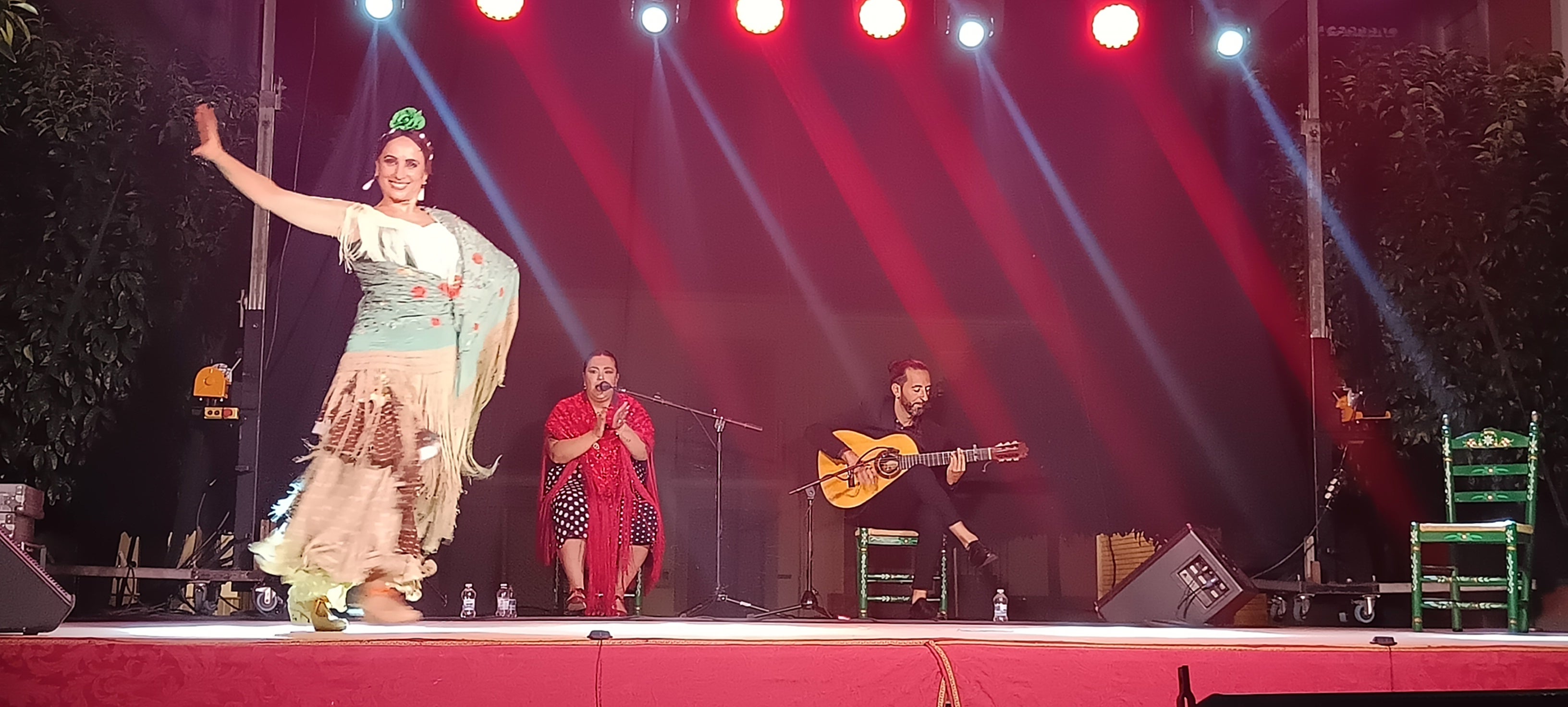 María del Mar Ramírez, durante la actuación.