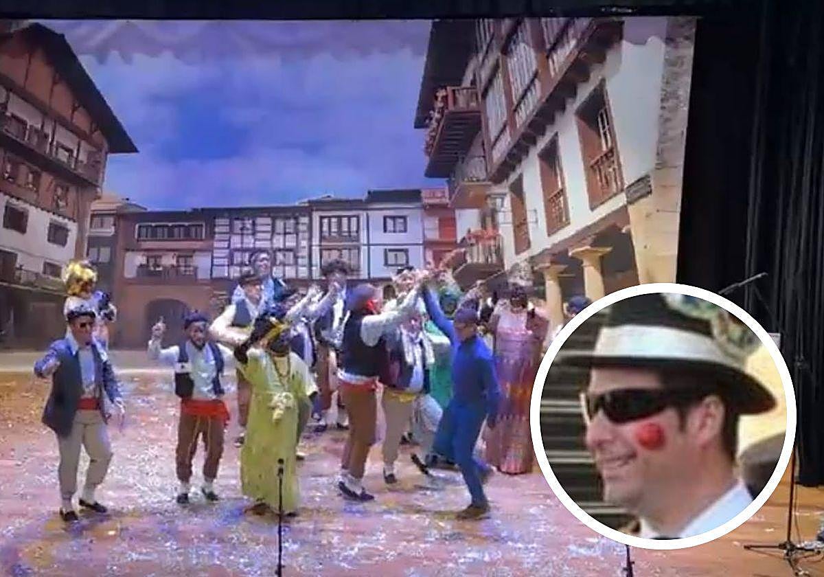 Chirigota de la que formaba parte el agente fallecido.