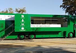 El bus del emprendimiento que estará la próxima semana en Granada.