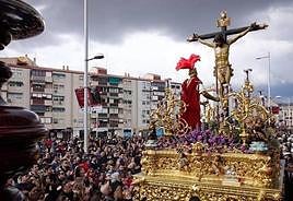 El Cristo de las Tres Caídas, de Triana, irá tras el misterio de la Sagrada Lanzada.