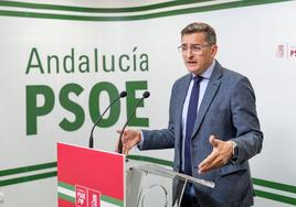 José Luis Sánchez Teruel, parlamentario autonómico del PSOE de Almería.