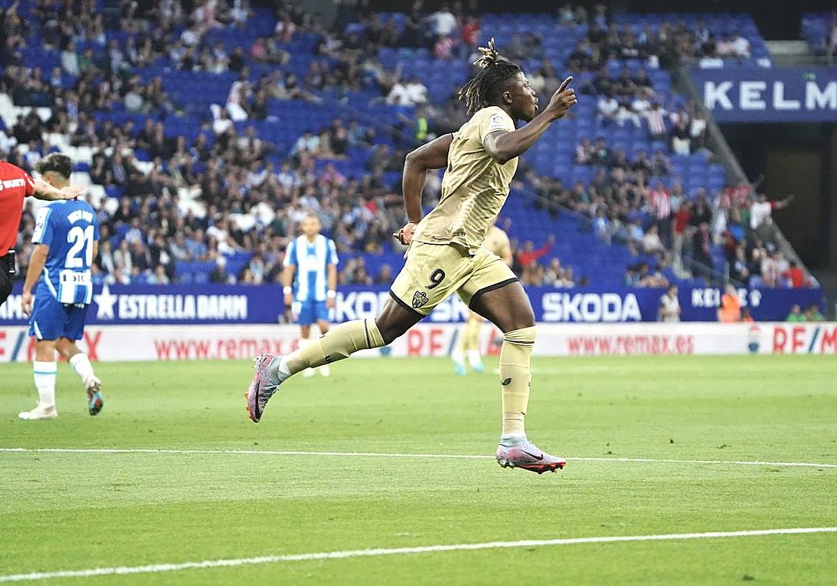 El Bilal Touré acabó con siete goles, tras el marcado en la última jornada ante el RCD Espanyol.