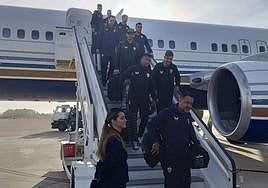 La UD Almería pasará muchas horas volando.