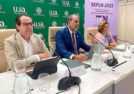 L.Alfonso Ureña lópez, Nicolás Ruiz y Mª Teresa Martín.