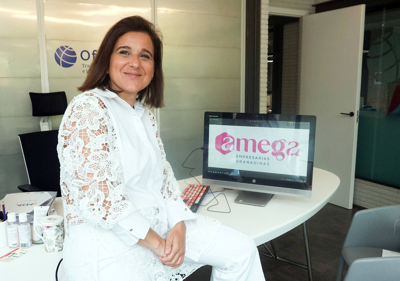 La presidenta de la asociación de empresarias granadinas AMEGA, Patricia Pérez Soler.