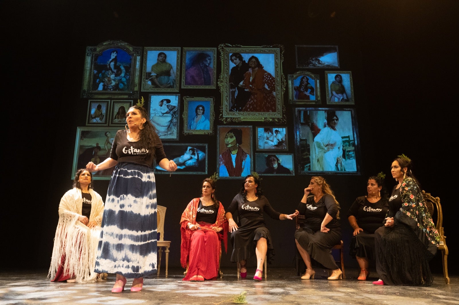 La compañía Gitanas a escena, en imágenes