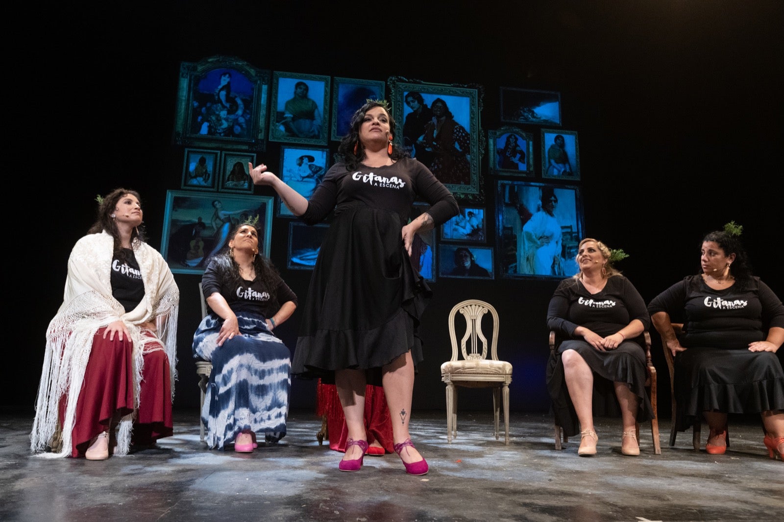 La compañía Gitanas a escena, en imágenes