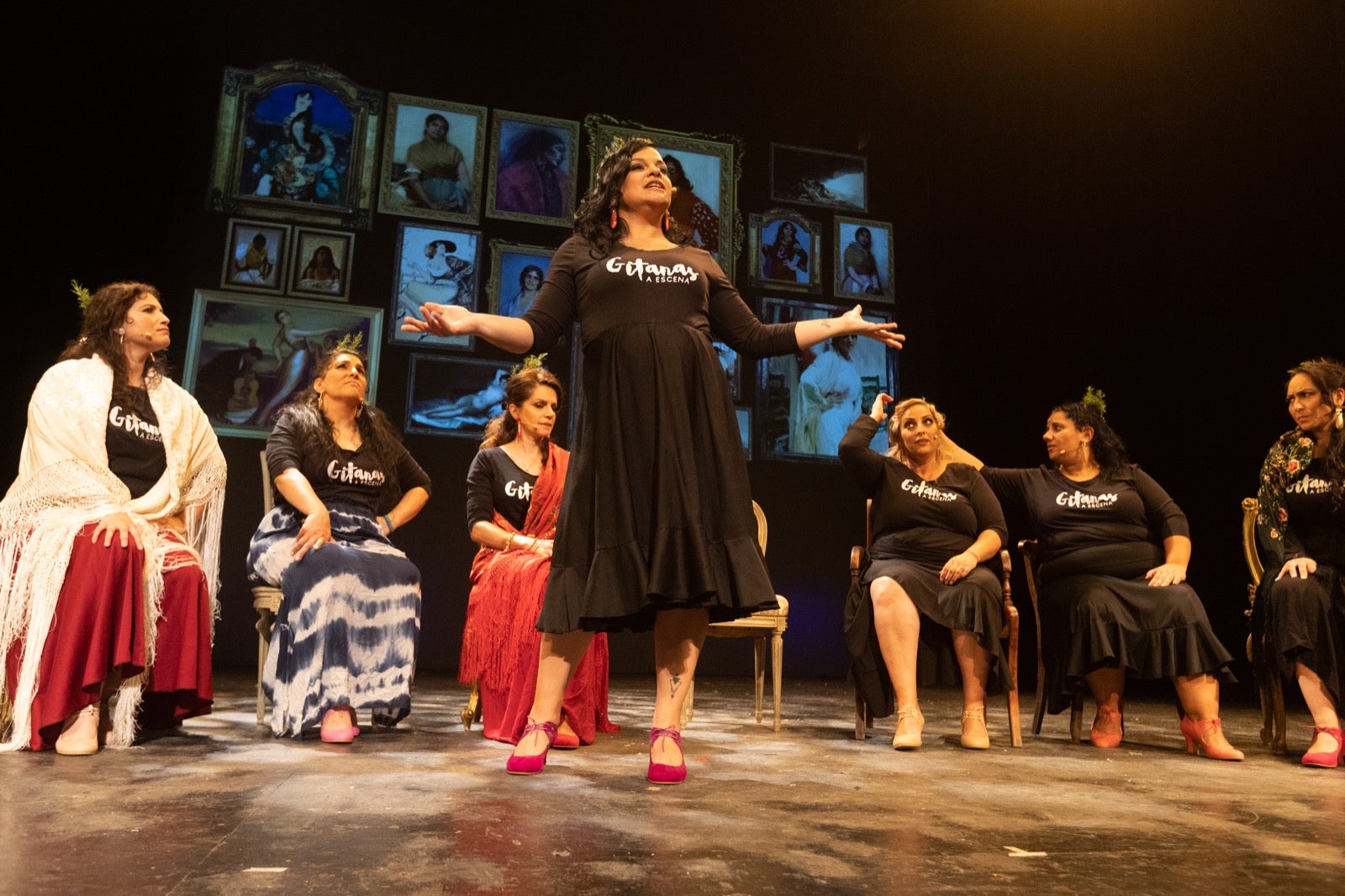 La compañía Gitanas a escena, en imágenes
