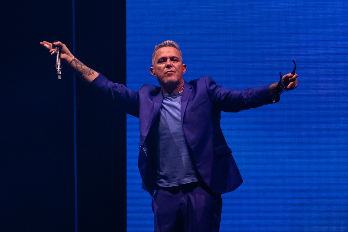 Las mejores imágenes del concierto de Alejandro Sanz