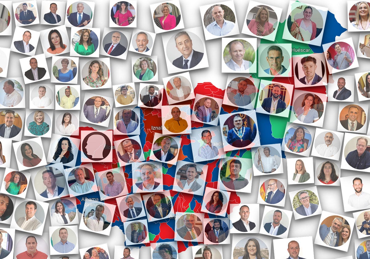Las 174 alcaldías de los municipios de Granada