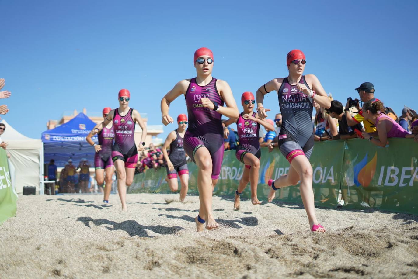 Los participantes hicieron frente a altas temperatura
