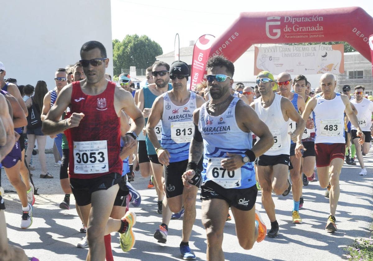 Salida de la carrera del Cordero Segureño.