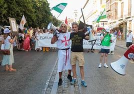 Segunda manifestación en marcha los funcionarios de Justicia