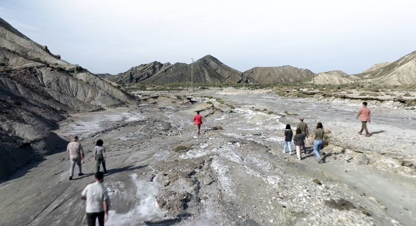 Imagen secundaria 1 - Distintas imágenes del rodaje del spot.