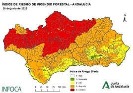 El Infoca advierte de que Jaén se encuentra en «máximo riesgo» de incendio