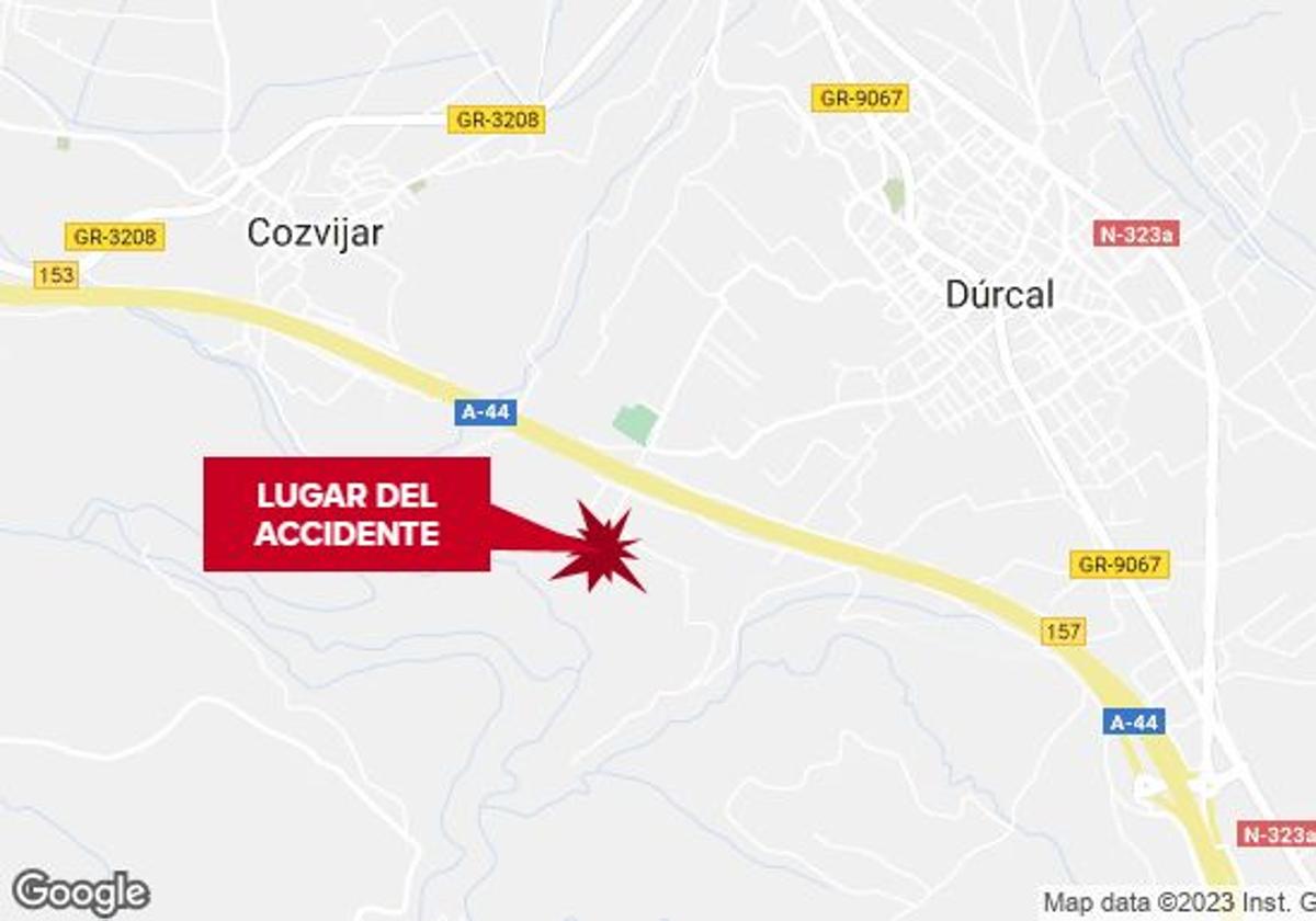 Accidente en la A-44 en sentido Motril.