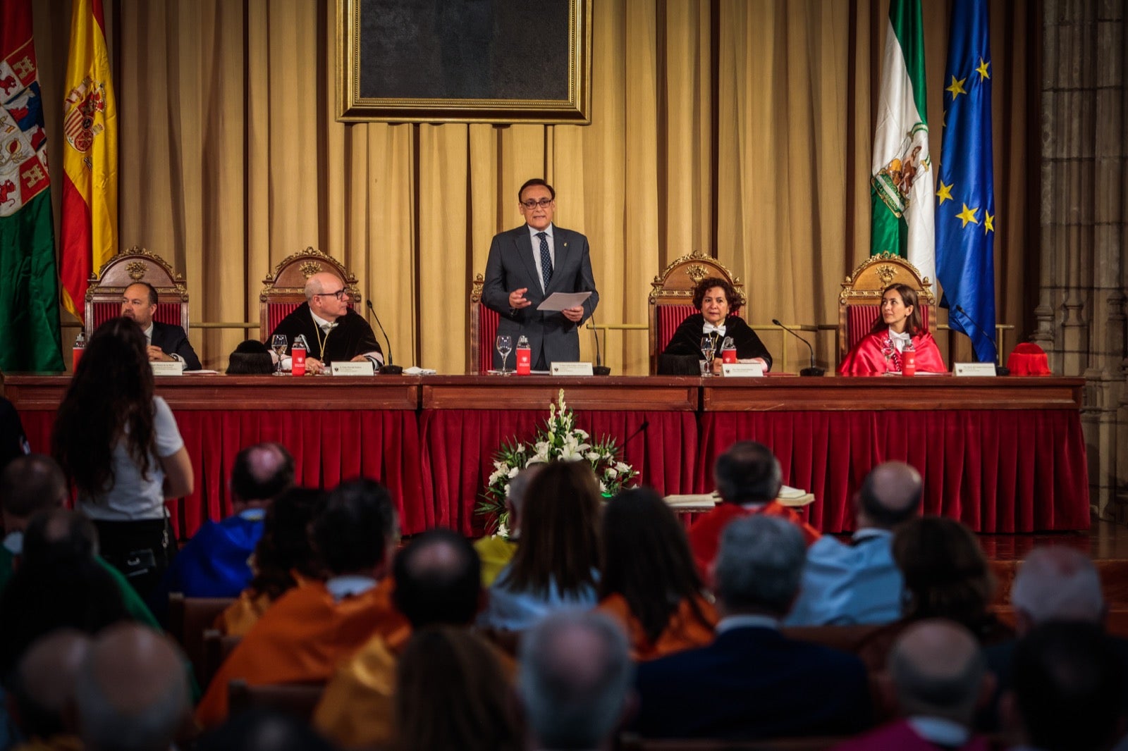 Las imágenes de la toma de posesión del rector de la UGR