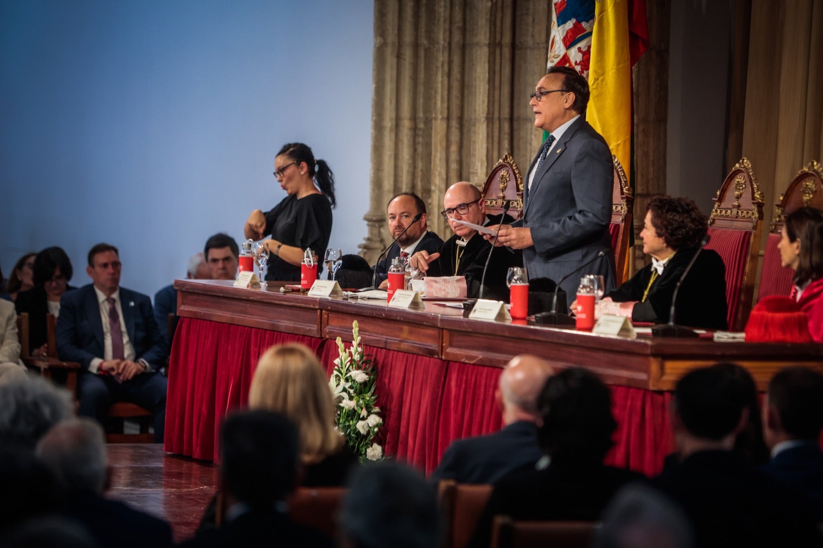 Las imágenes de la toma de posesión del rector de la UGR