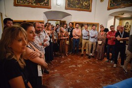 Visita de los participantes en Alhambra Venture a la Abadía del Sacromonte.