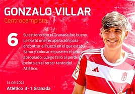 Las notas de los jugadores del Granada ante el Atlético de Madrid