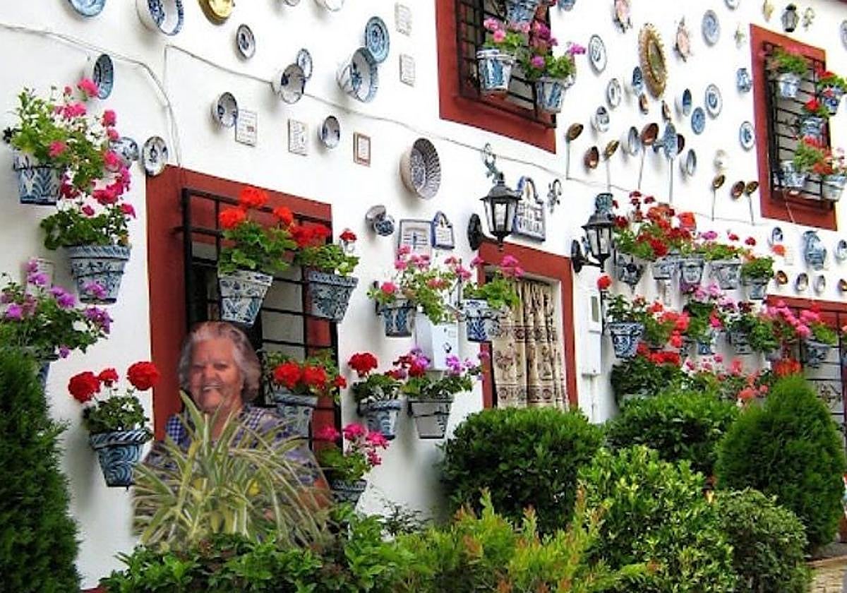 Brígida y su casa del Sacromonte llena de geranios, romeros o lavandas.