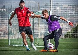 Antonio Puertas, con el joven Fran Árbol.