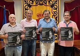 Presentación del festival en el Ayuntamiento de Villanueva de la Reina.